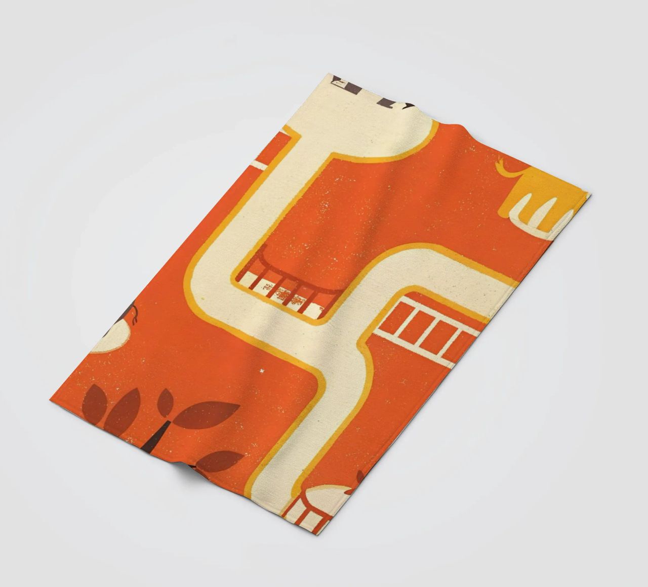 Zoo Retro Pop coperta in pile da THE LATEST SHOP