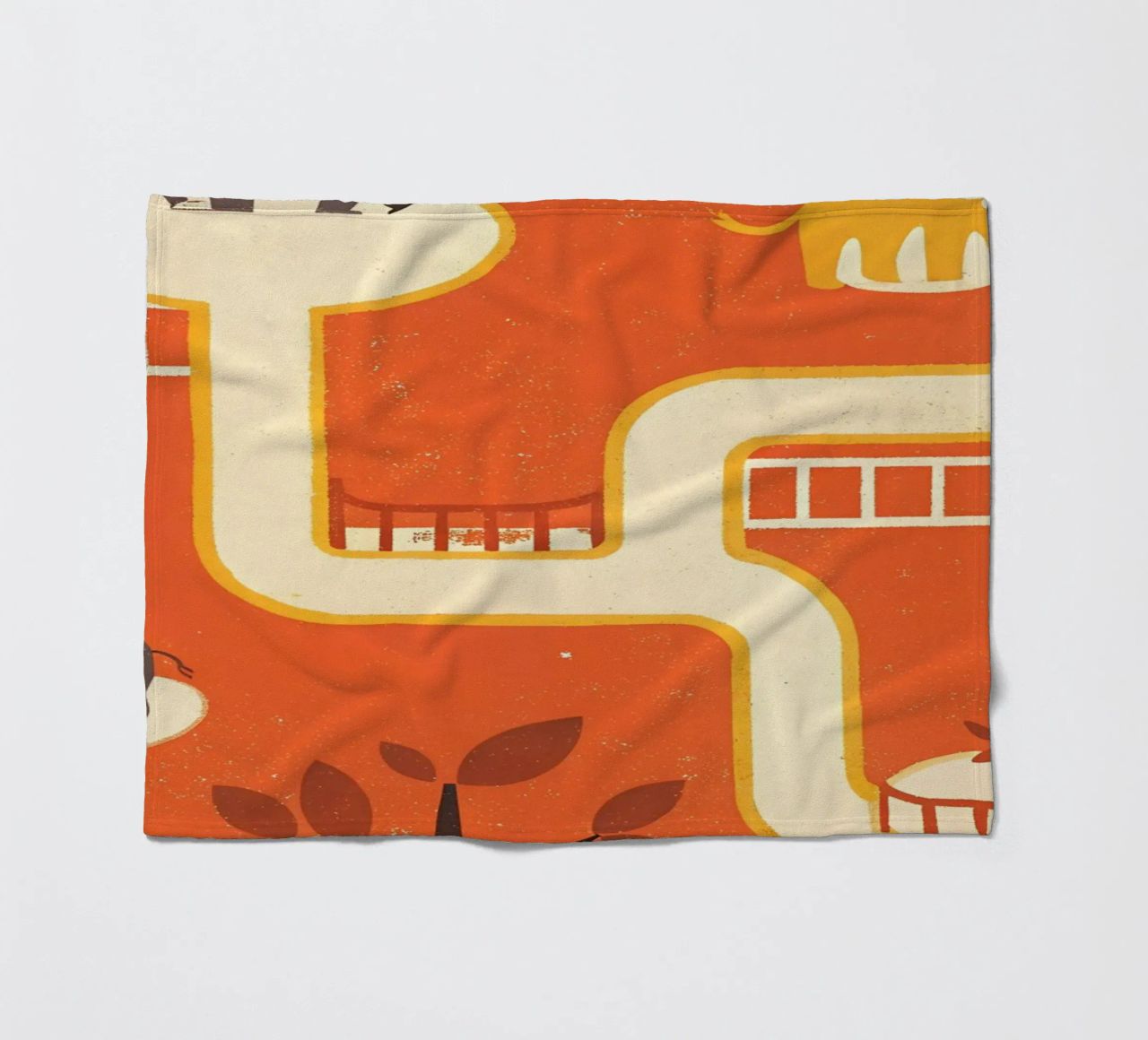 Zoo Retro Pop coperta in pile da THE LATEST SHOP