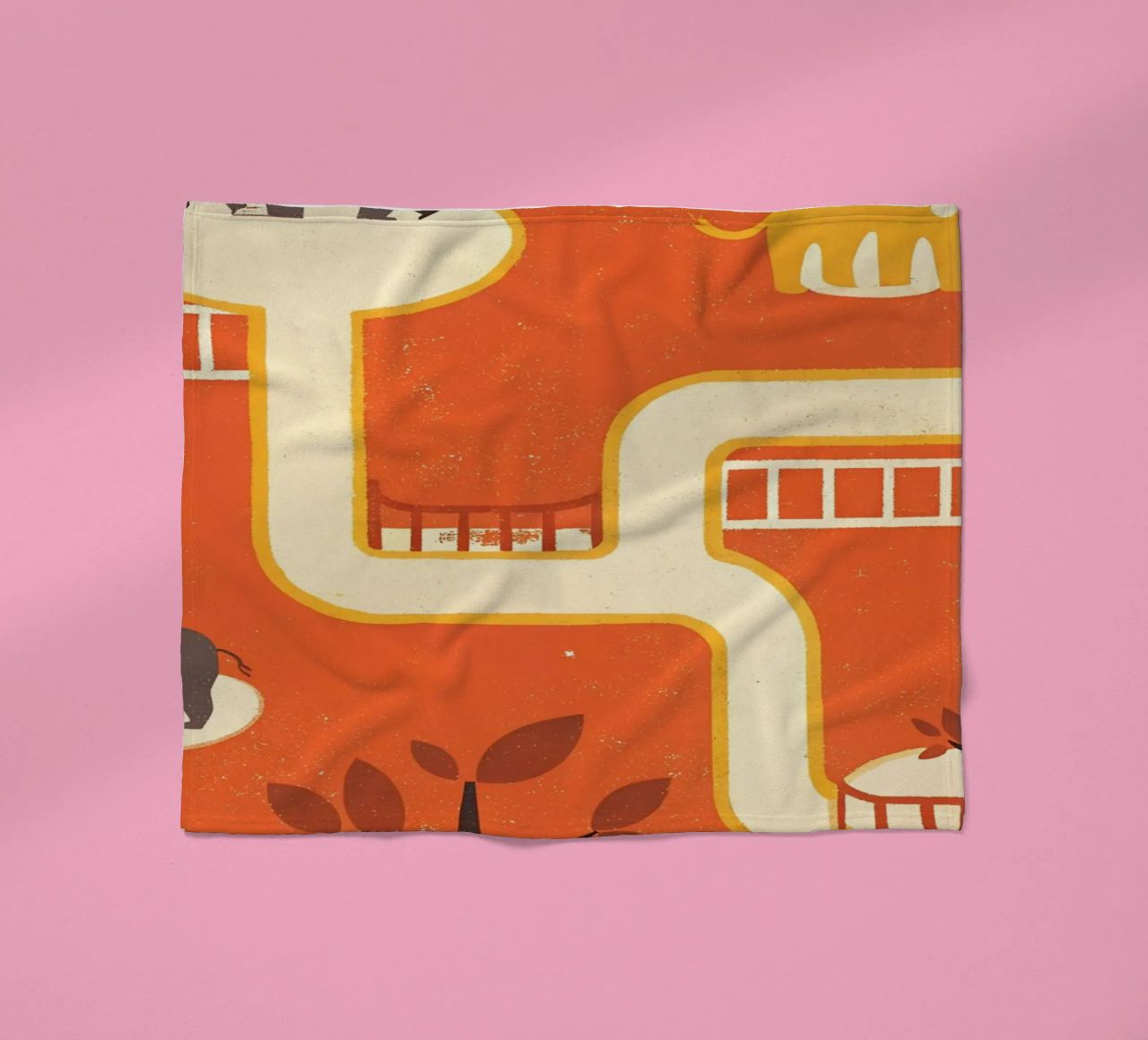 Zoo Retro Pop coperta in pile da THE LATEST SHOP