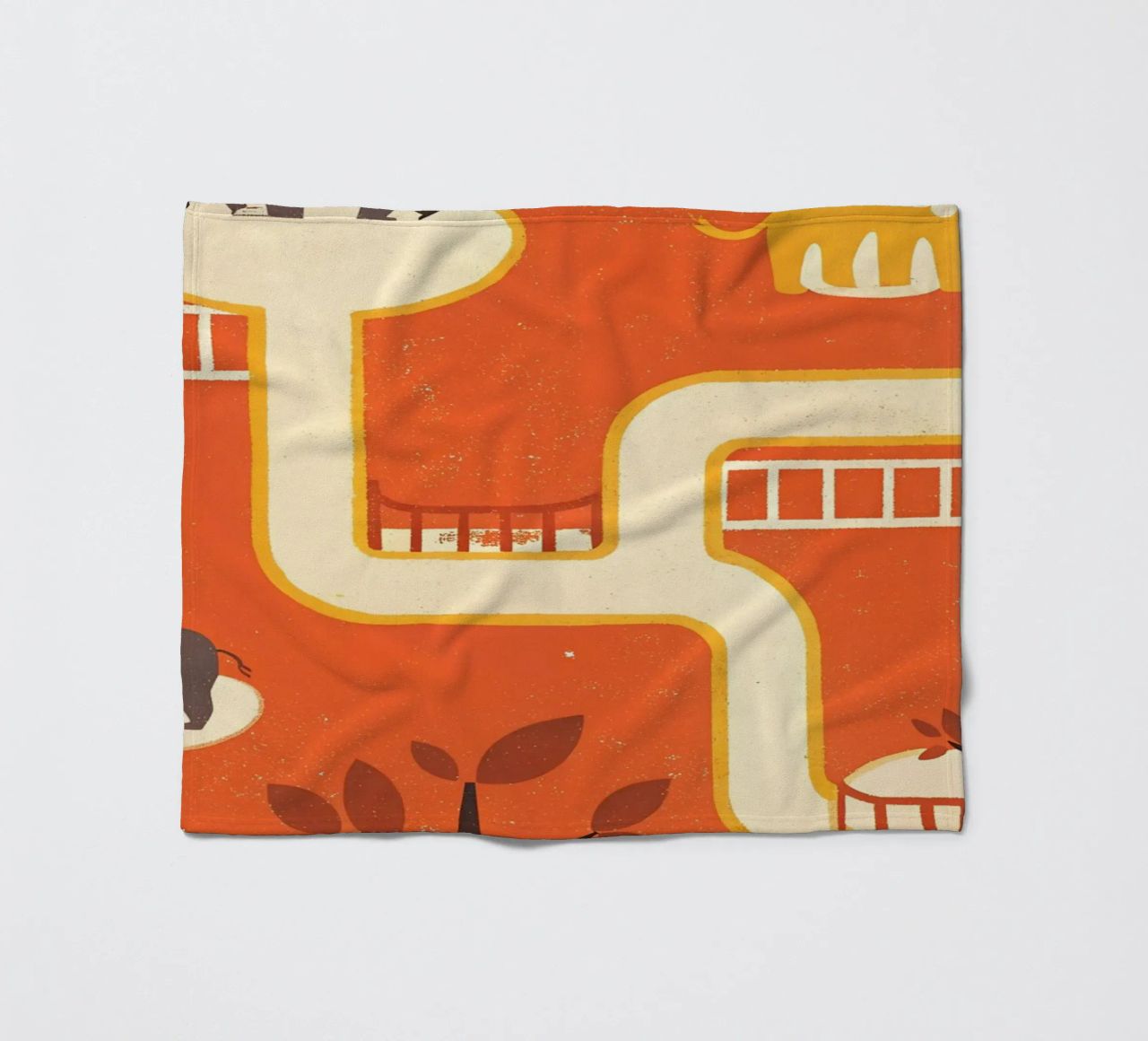 Zoo Retro Pop coperta in pile da THE LATEST SHOP