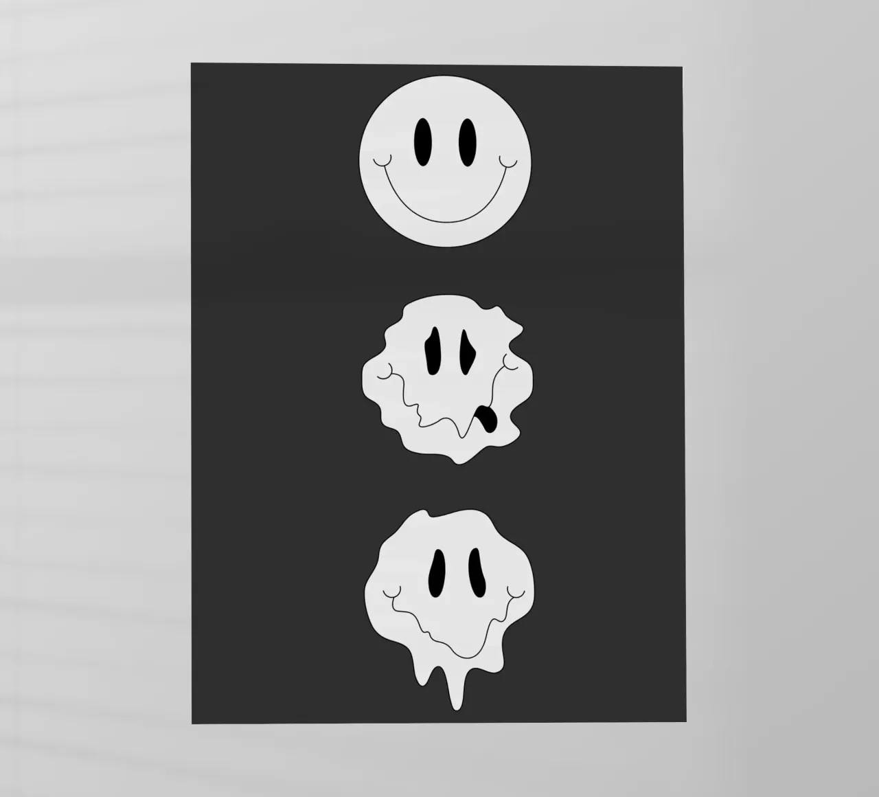 MELTING SMILEY pellicola backlit da Einfach Uebel