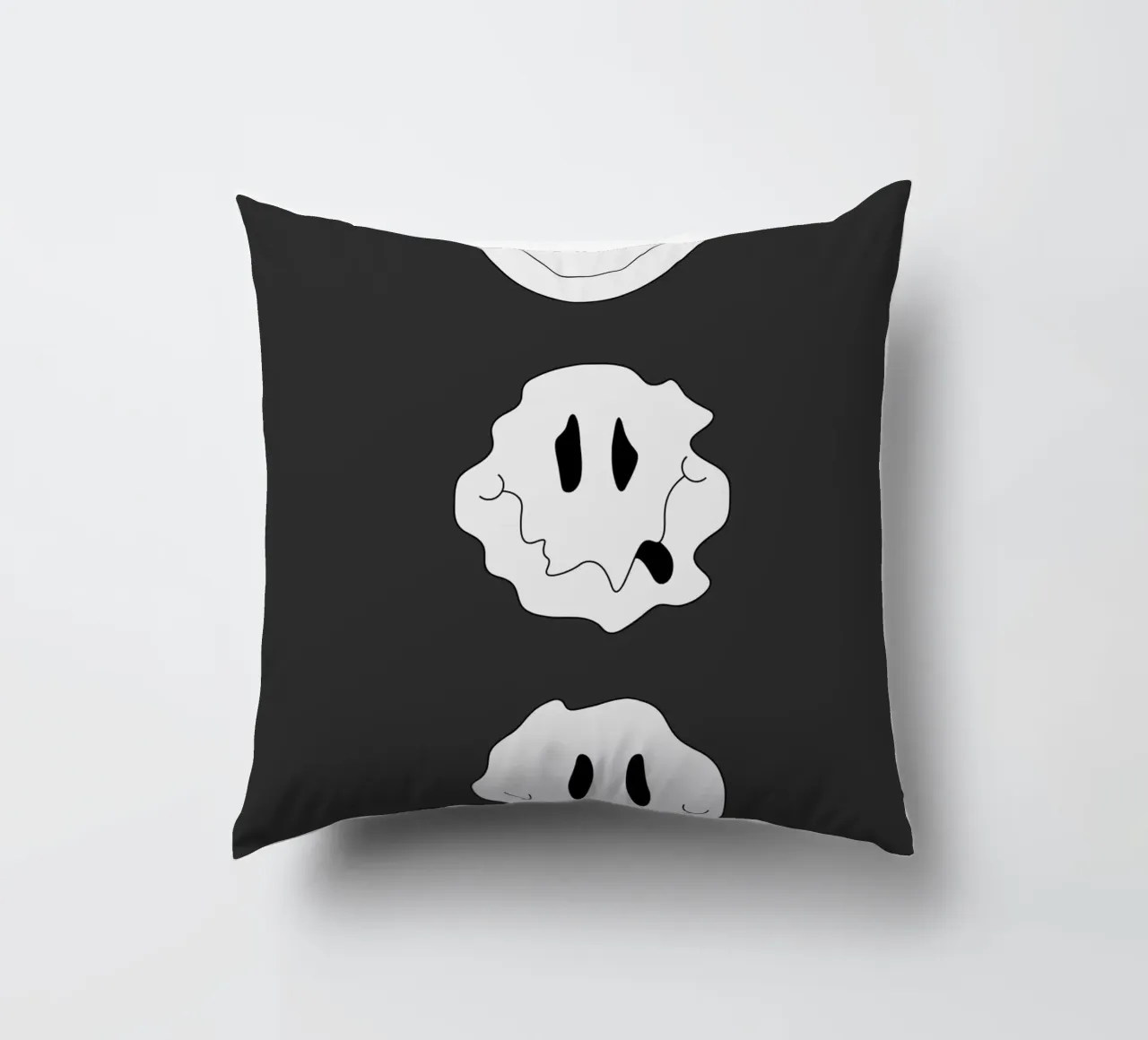 MELTING SMILEY cuscino da Einfach Uebel