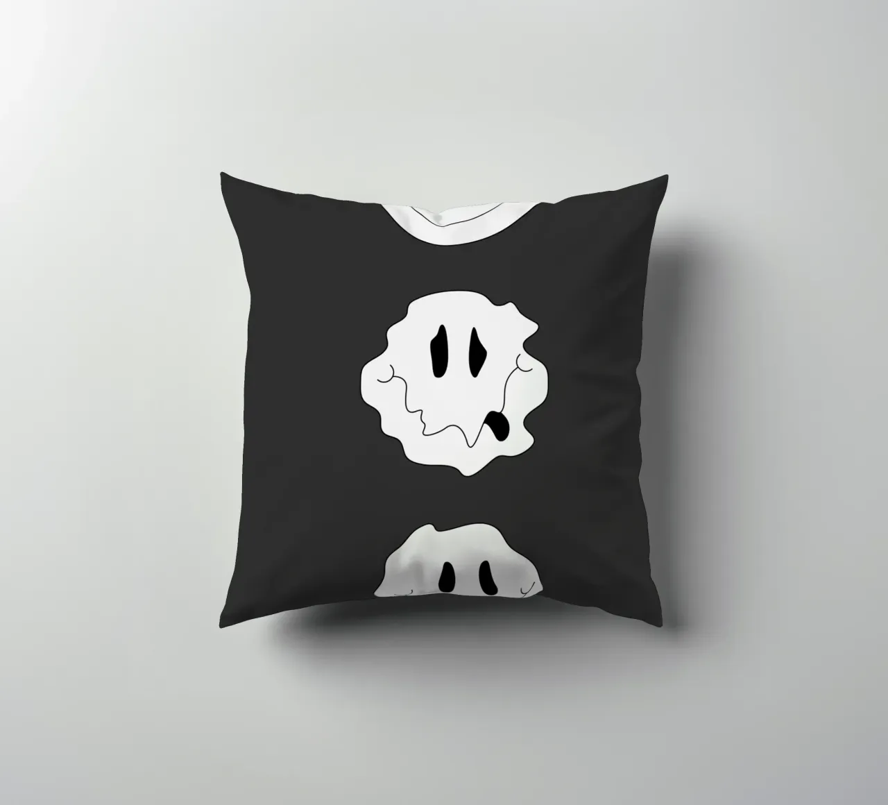 MELTING SMILEY cuscino da Einfach Uebel