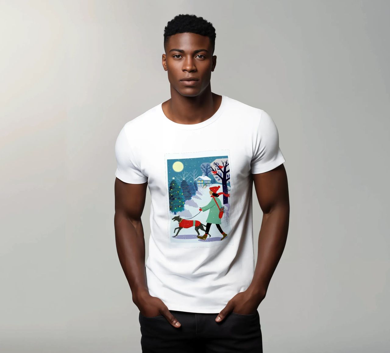 Whippet Walk t-shirt da Rocket68