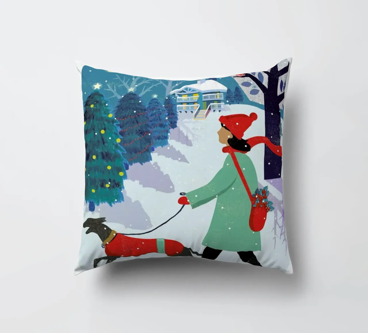 Whippet Walk cuscino da Rocket68