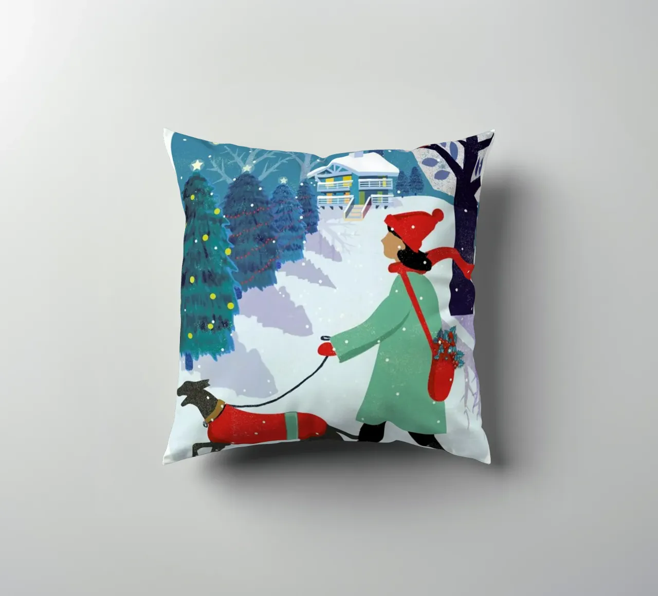 Whippet Walk cuscino da Rocket68