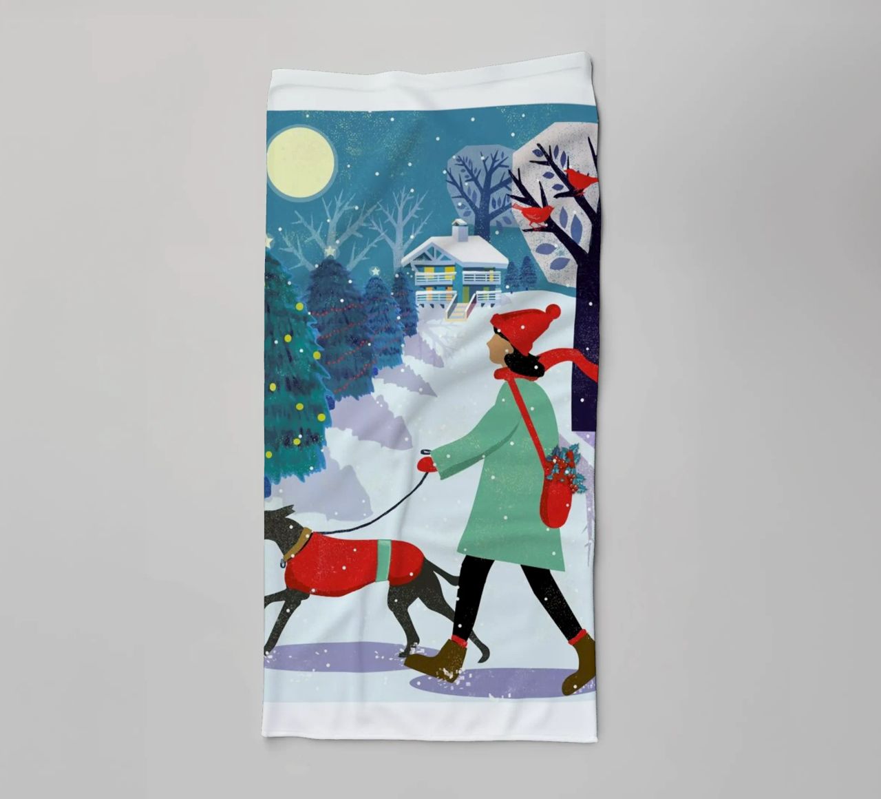 Whippet Walk serviette de bain de Rocket68