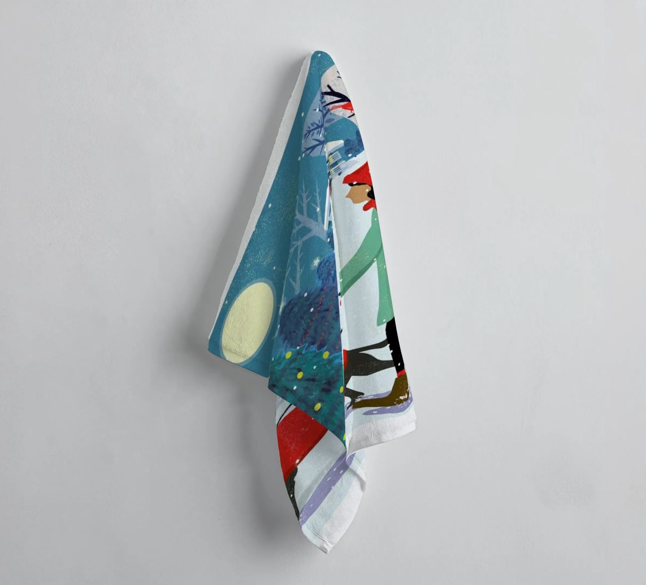 Whippet Walk serviette de bain de Rocket68