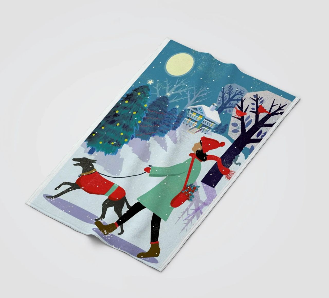 Whippet Walk coperta in pile da Rocket68