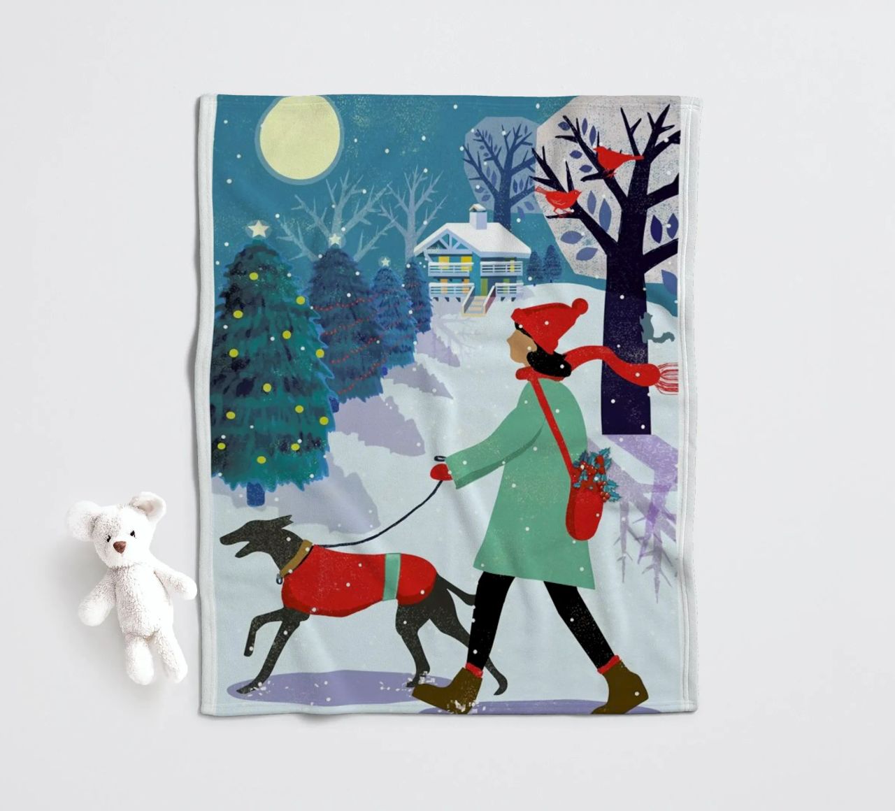 Whippet Walk coperta in pile da Rocket68