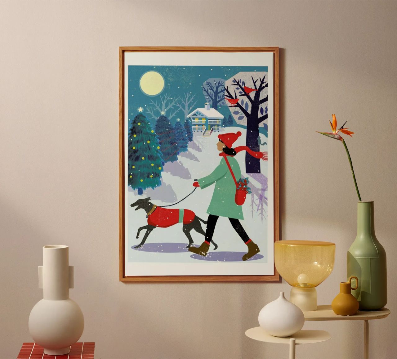 Whippet Walk alluminio dibond da Rocket68