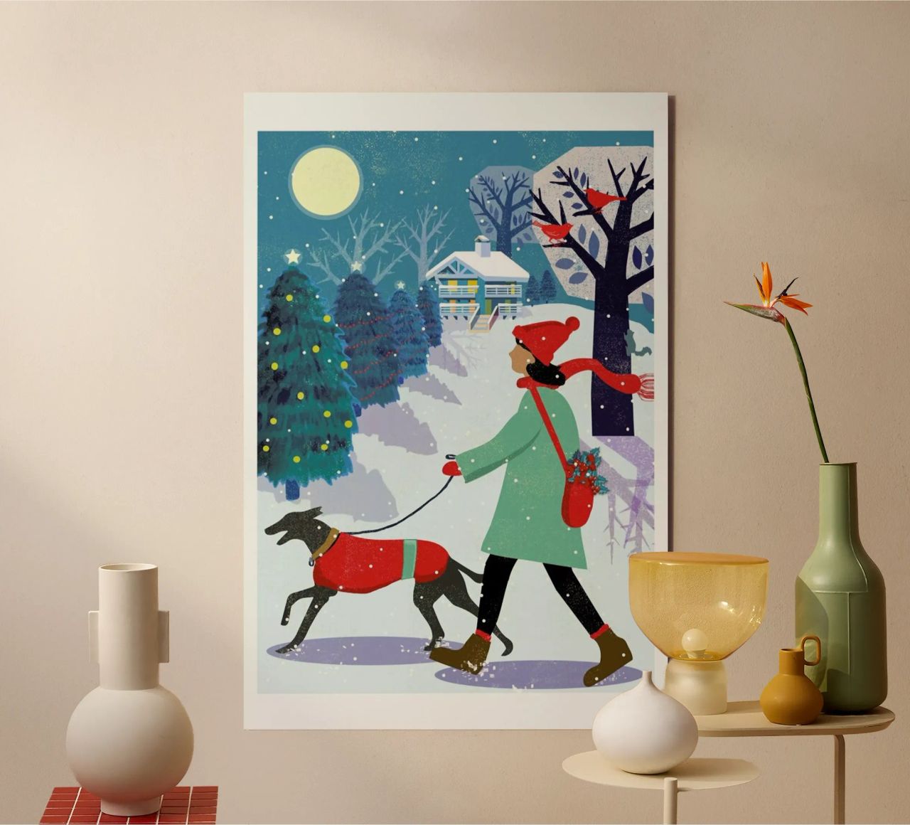 Whippet Walk alluminio dibond da Rocket68