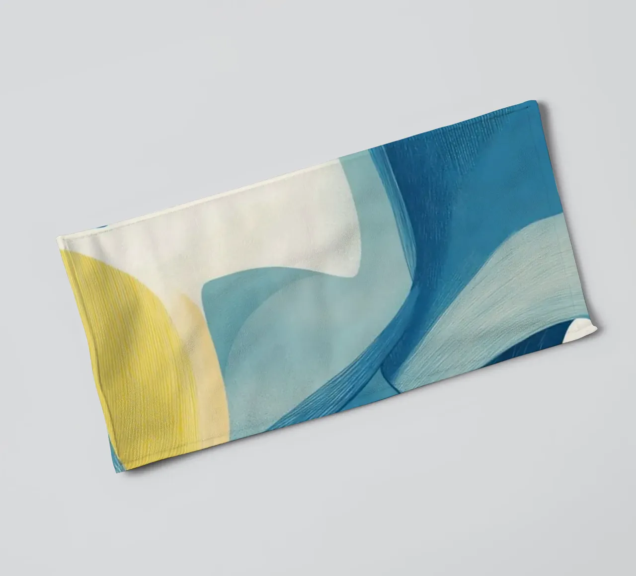 Vrouw abstract badhanddoek van Imagine