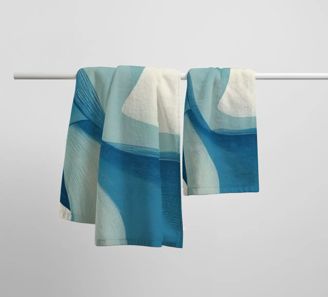 Vrouw abstract badhanddoek van Imagine