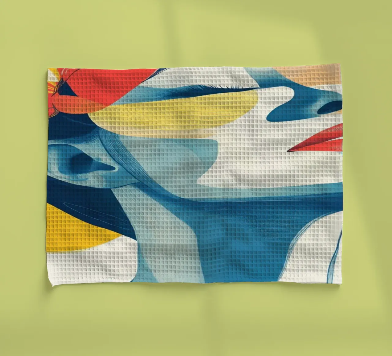 Vrouw abstract theedoek van Imagine
