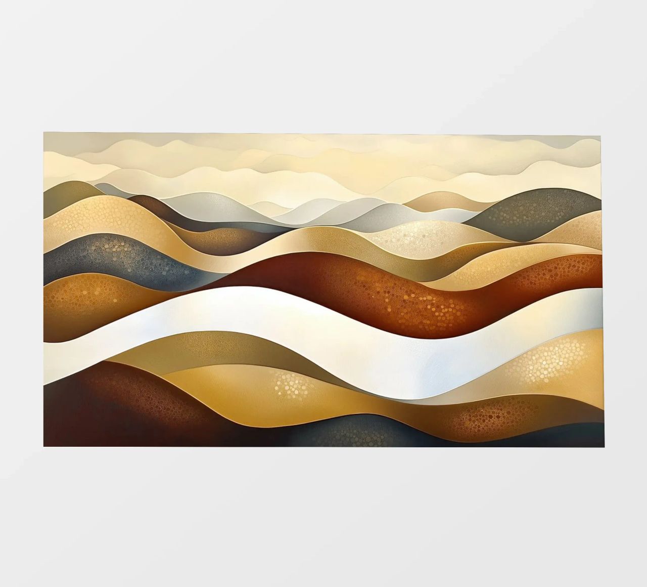 Paesaggio astratto con colori marroni telo in pvc da Imagine