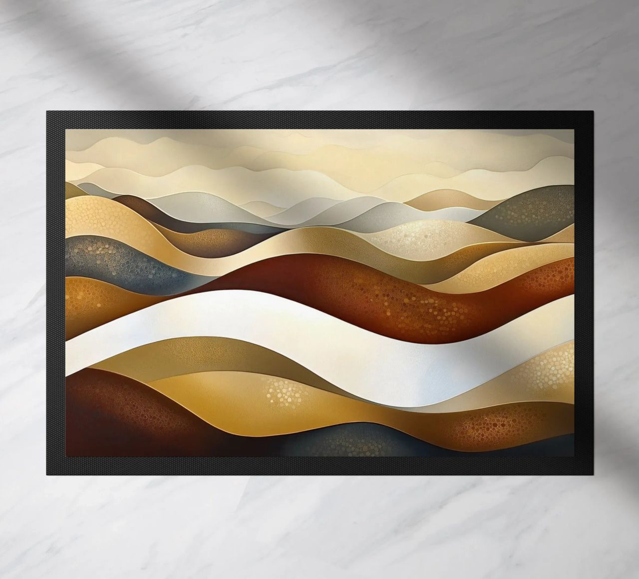 Paesaggio astratto con colori marroni zerbino da Imagine