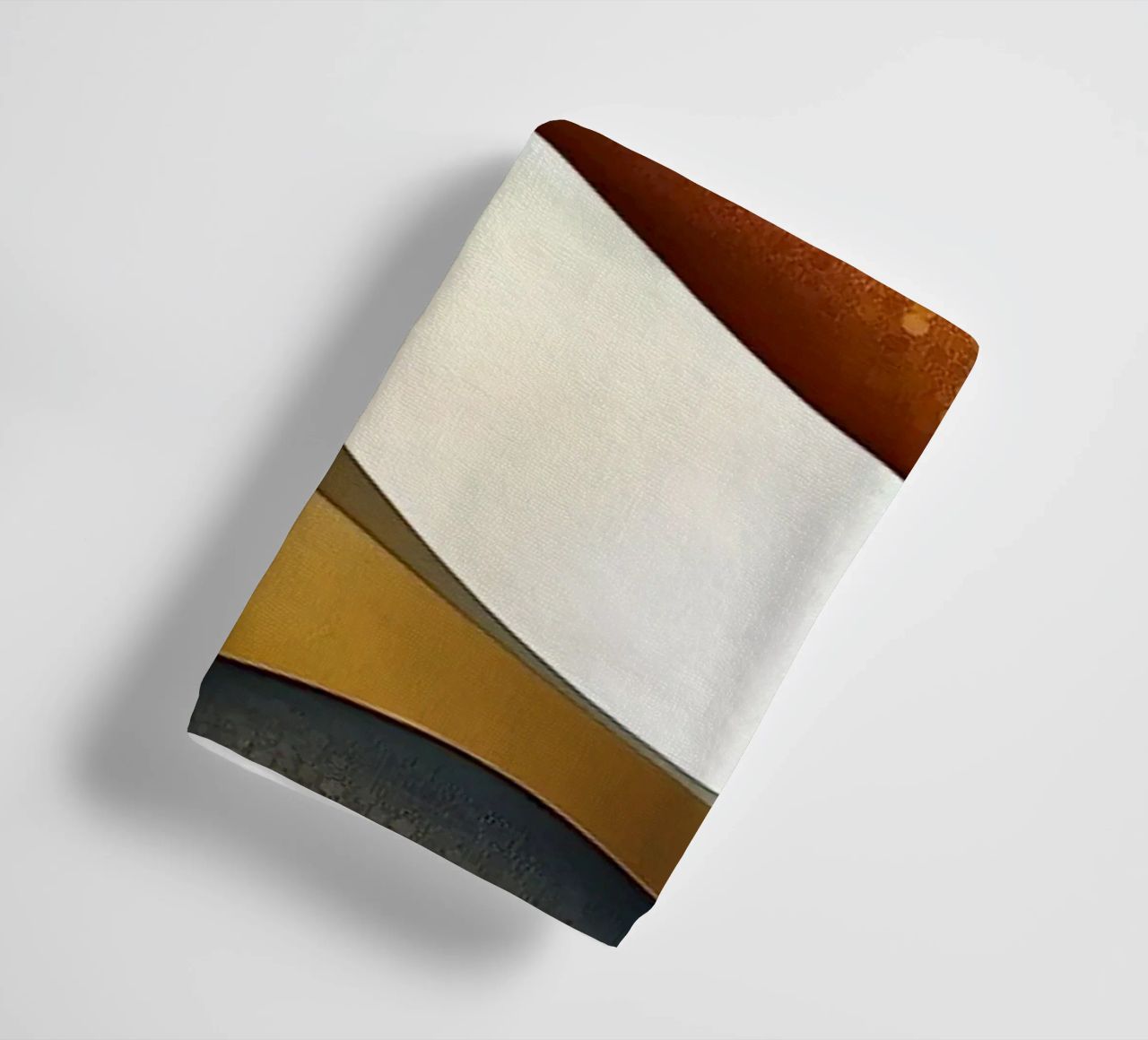 Paesaggio astratto con colori marroni asciugamano da bagno da Imagine