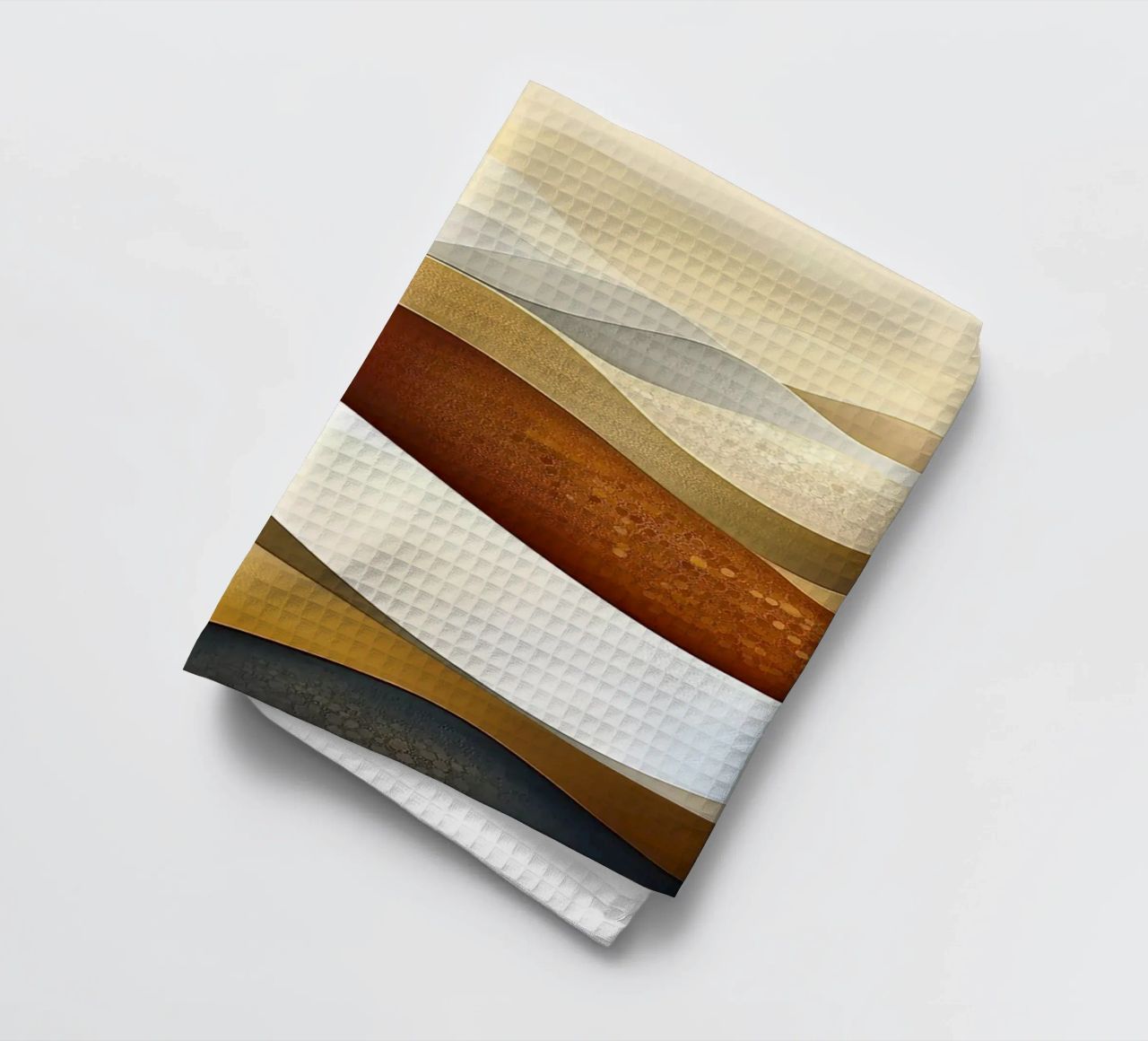 Paesaggio astratto con colori marroni canovaccio da cucina da Imagine