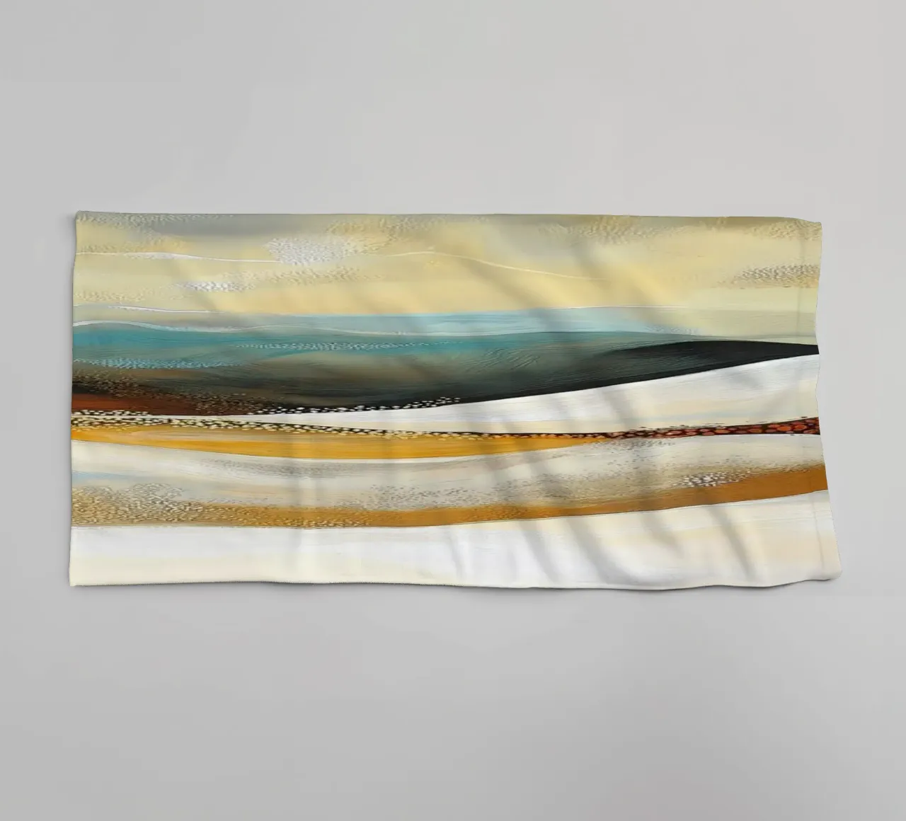 Abstract landscape towel by Imagine