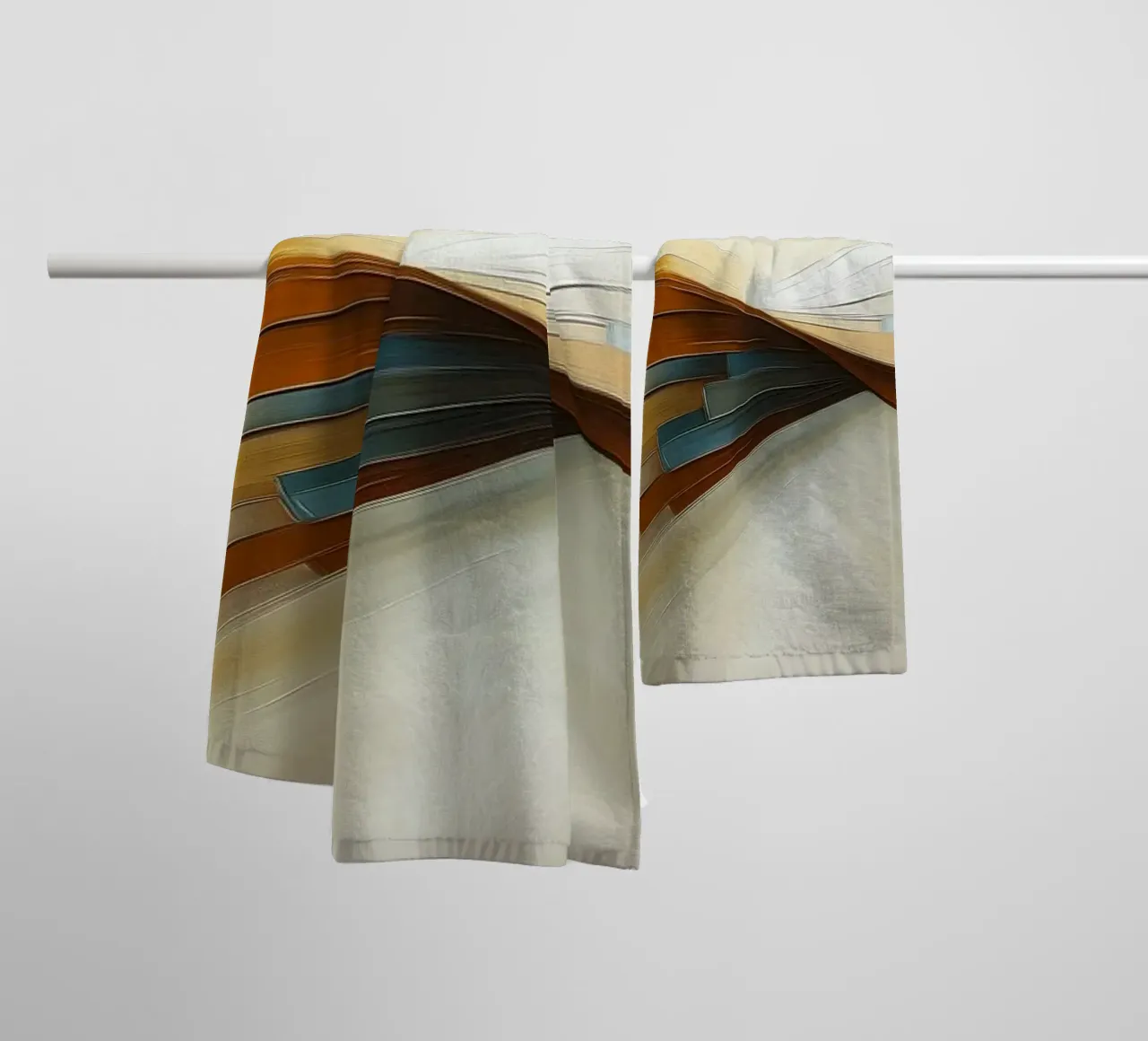 Abstract forms towel by Imagine