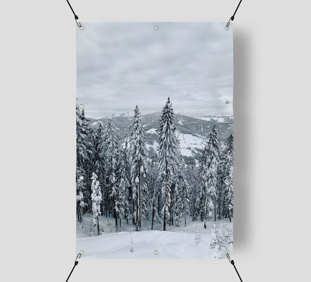 Forest In The Alps telo in pvc da Sebastian Hilgetag