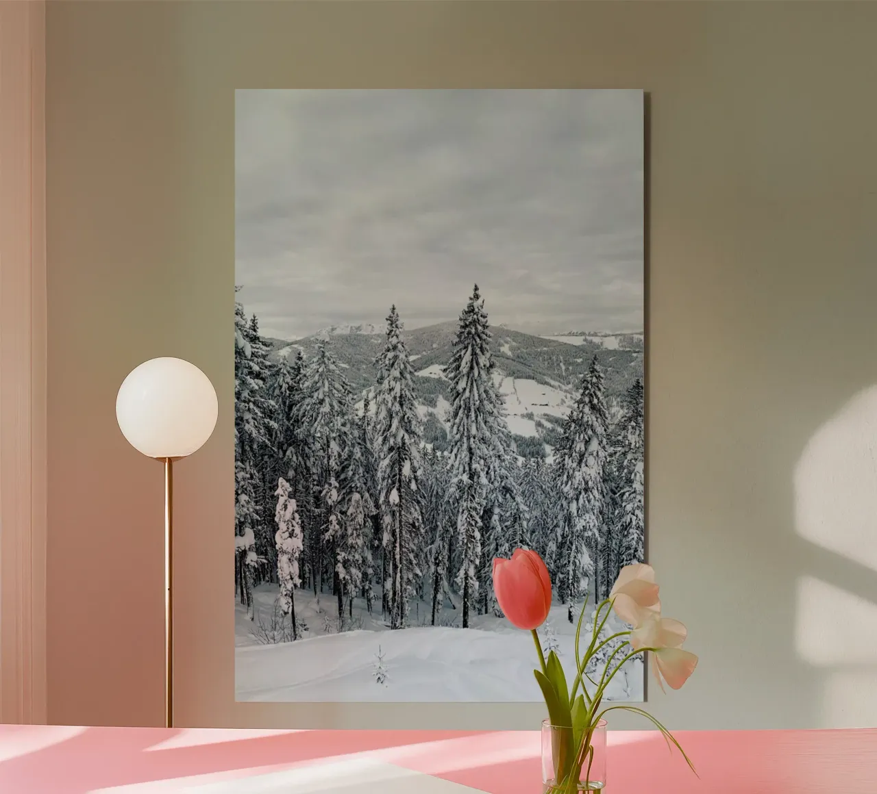 Forest In The Alps alluminio dibond da Sebastian Hilgetag
