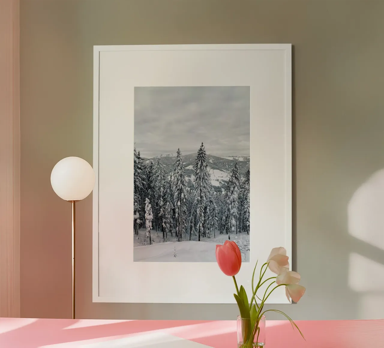 Forest In The Alps carta hahnemühle da Sebastian Hilgetag