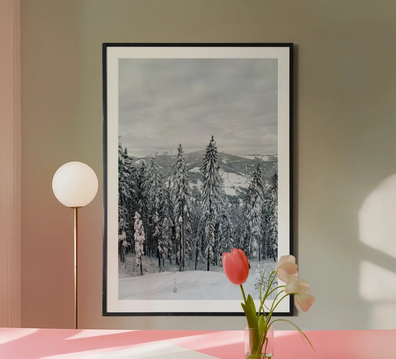 Forest In The Alps poster de Sebastian Hilgetag