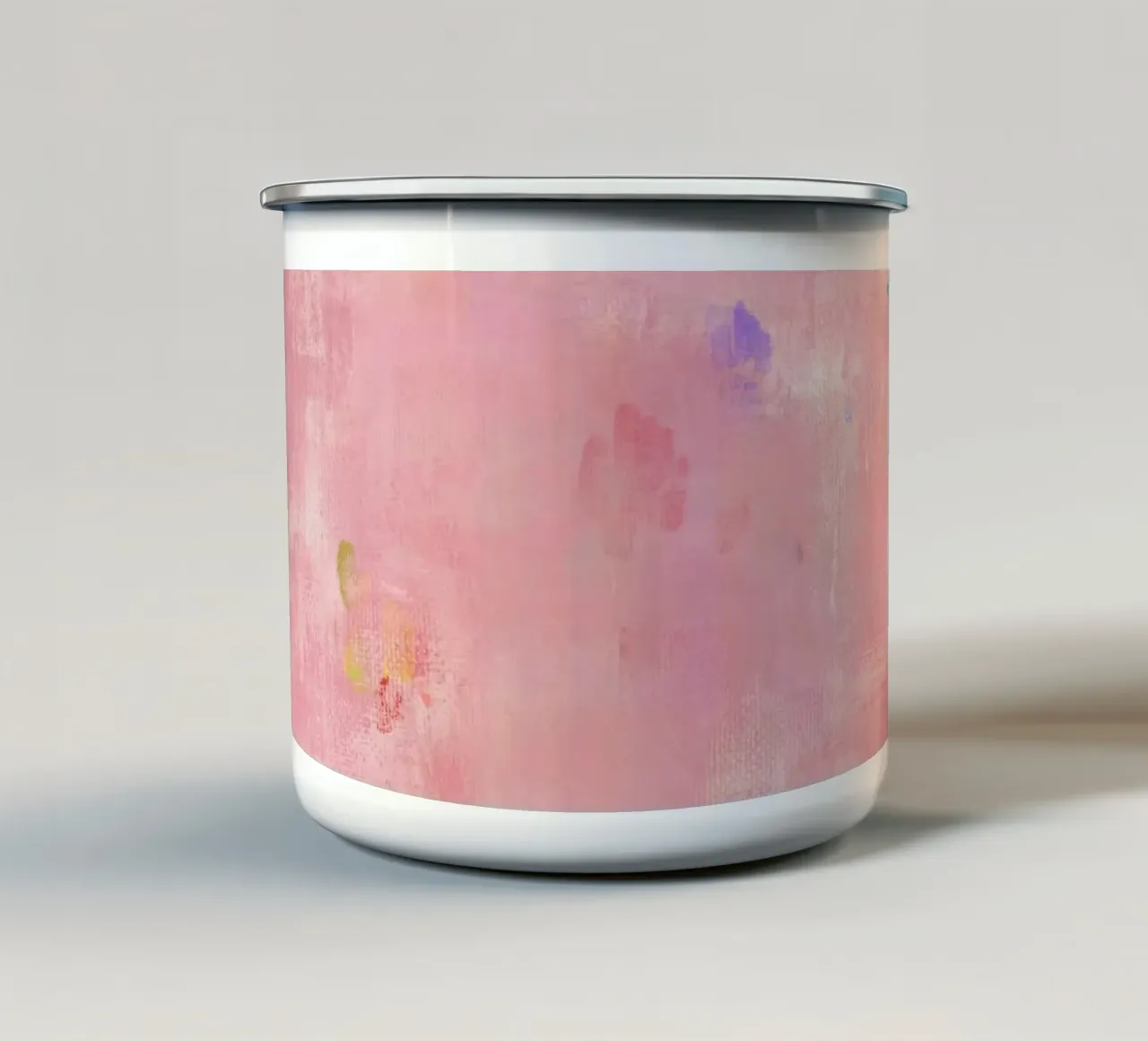 Pink Joyride tazza in smalto da Petra Lang