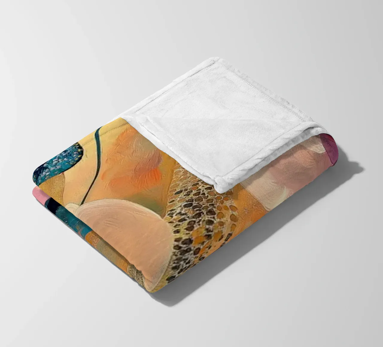 Fiori astratti coperta in pile da Imagine