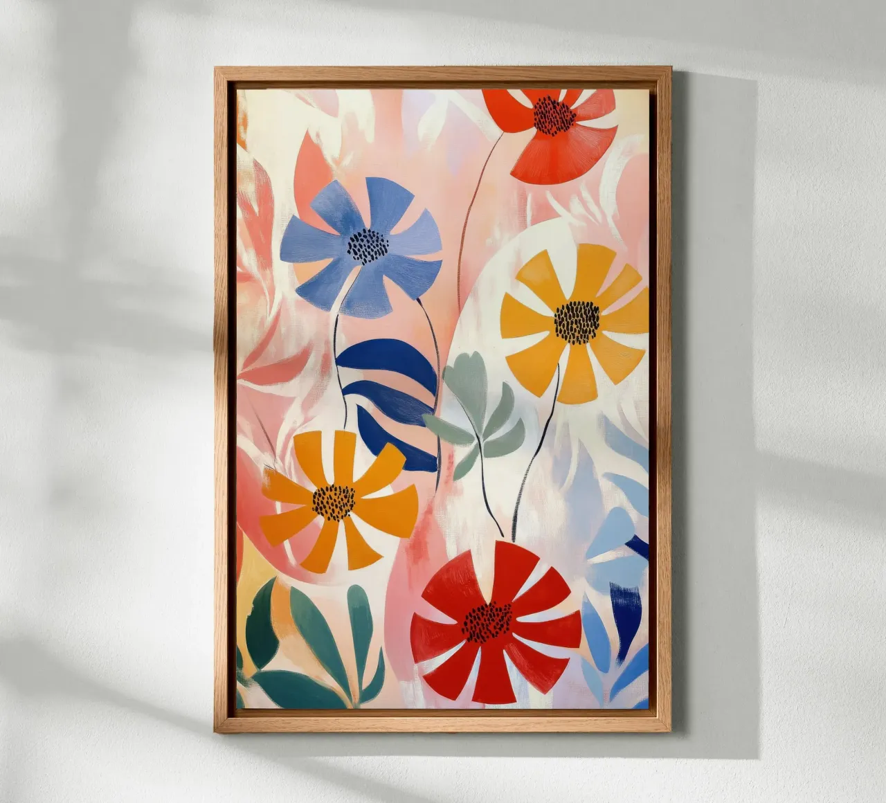 Fiori colorati alluminio dibond da Imagine