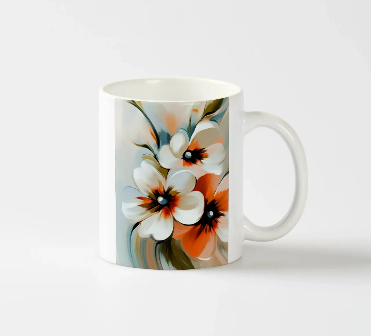 Fiori astratti tazza in ceramica da Imagine
