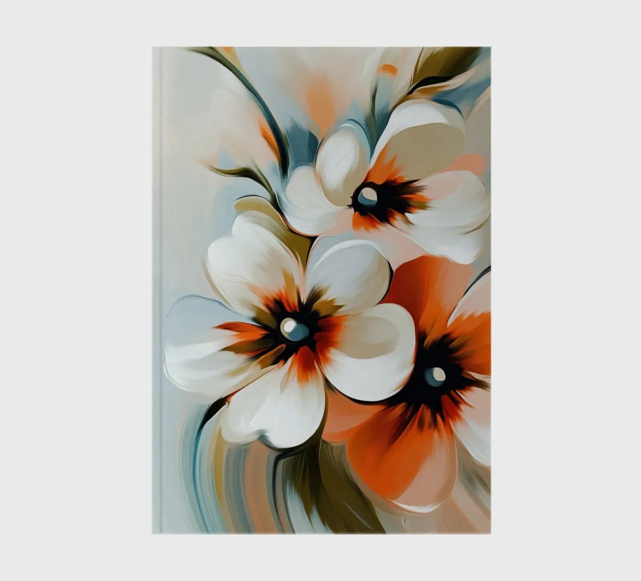 Flowers abstract notebook by Imagine