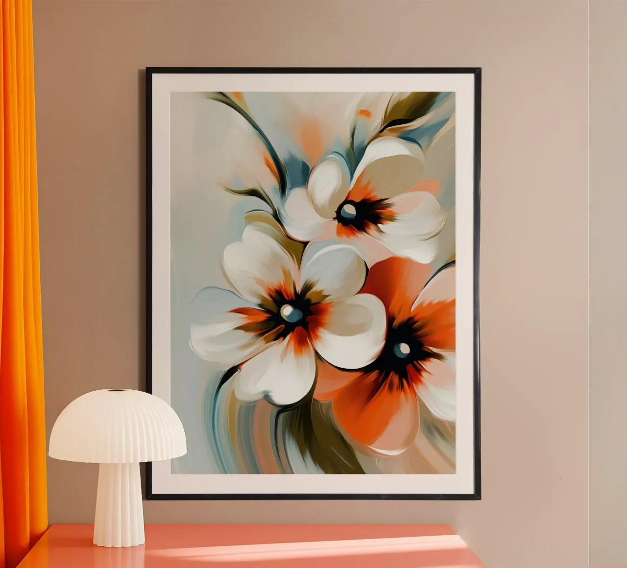 Fiori astratti carta hahnemühle da Imagine