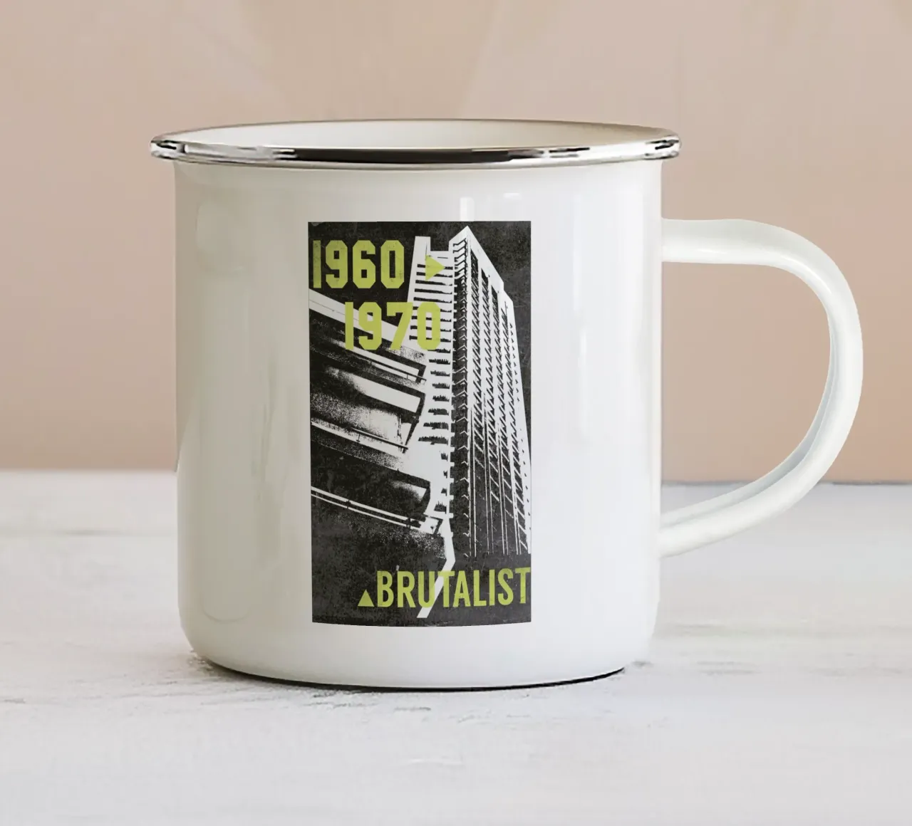 Brutalist tazza in smalto da 121 Creatives
