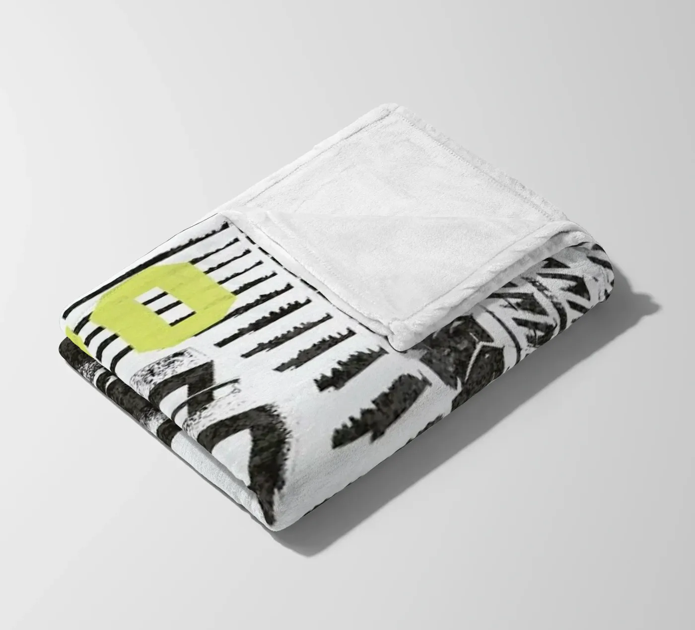 Brutalist Fleecedecke von 121 Creatives