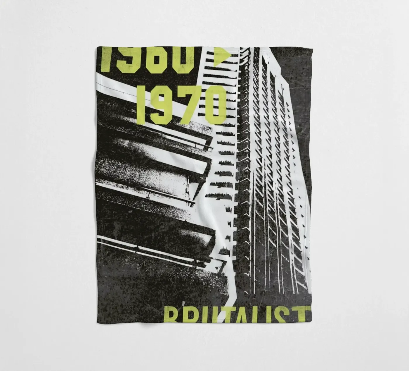 Brutalist Fleecedecke von 121 Creatives