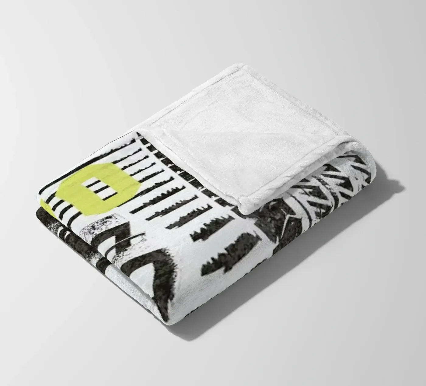 Brutalist Fleecedecke von 121 Creatives