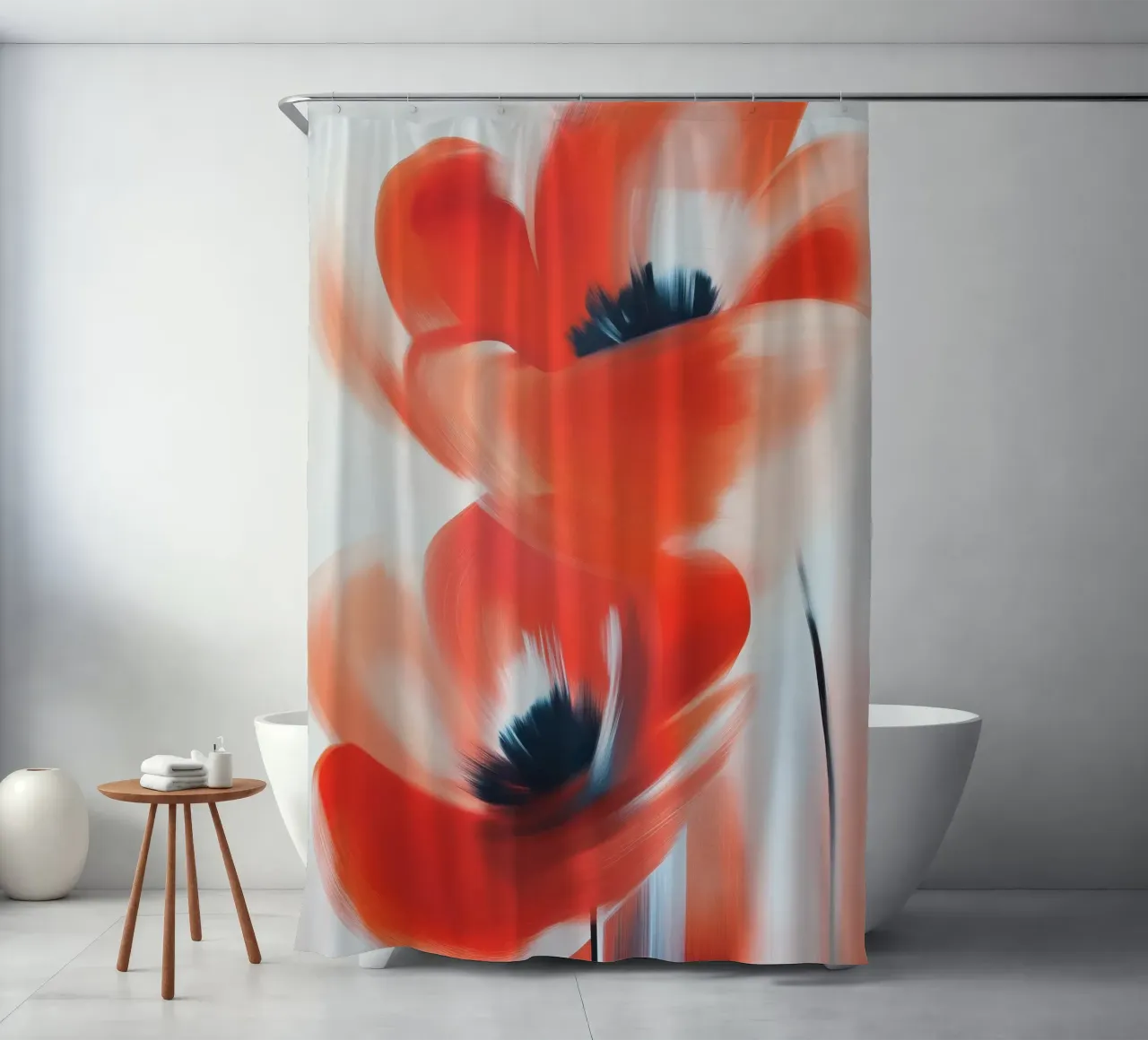Klaprozen shower curtain by Imagine