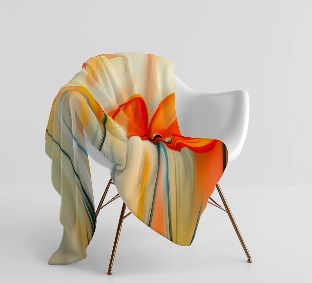 Fiori d'arancio coperta in pile da Imagine