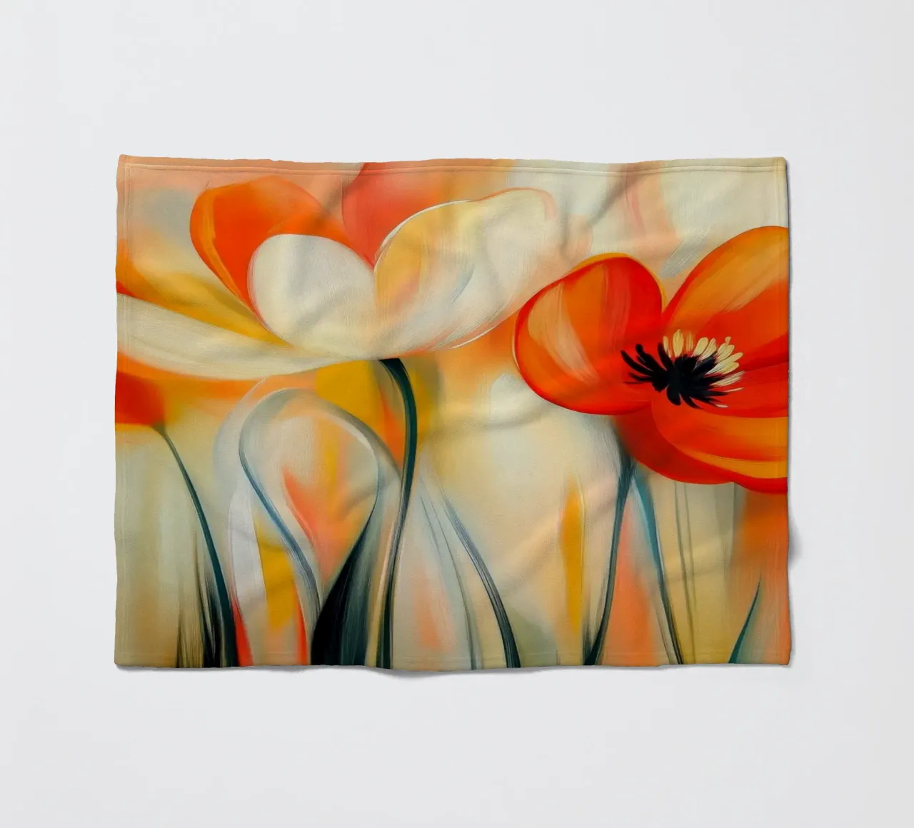 Fiori d'arancio coperta in pile da Imagine