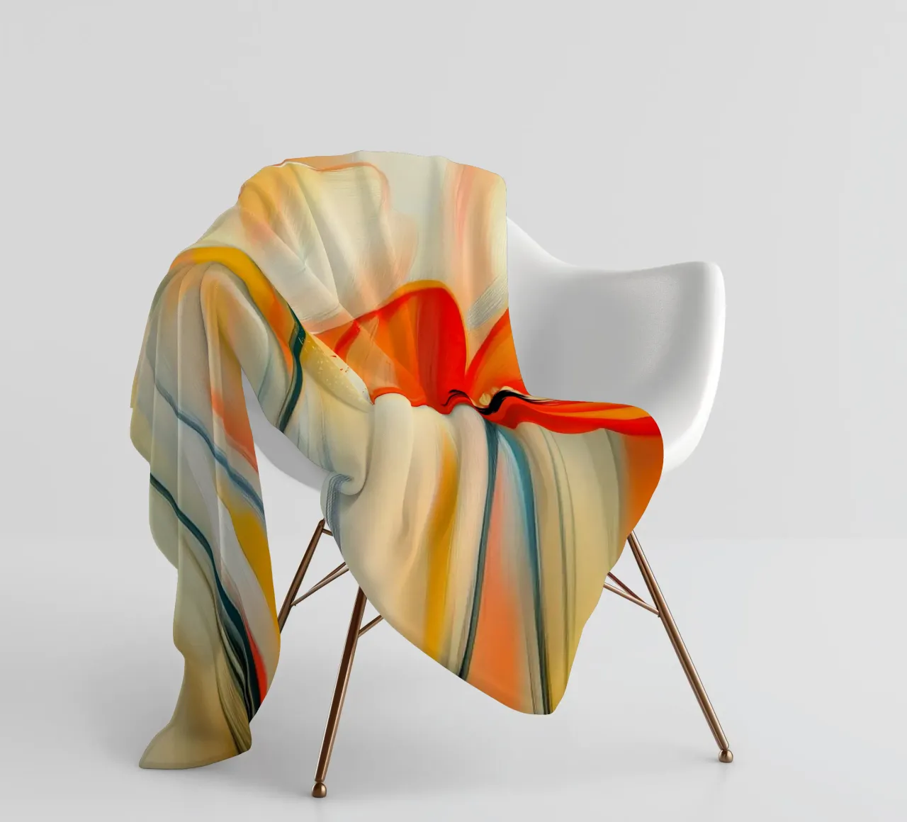 Fiori d'arancio coperta in pile da Imagine