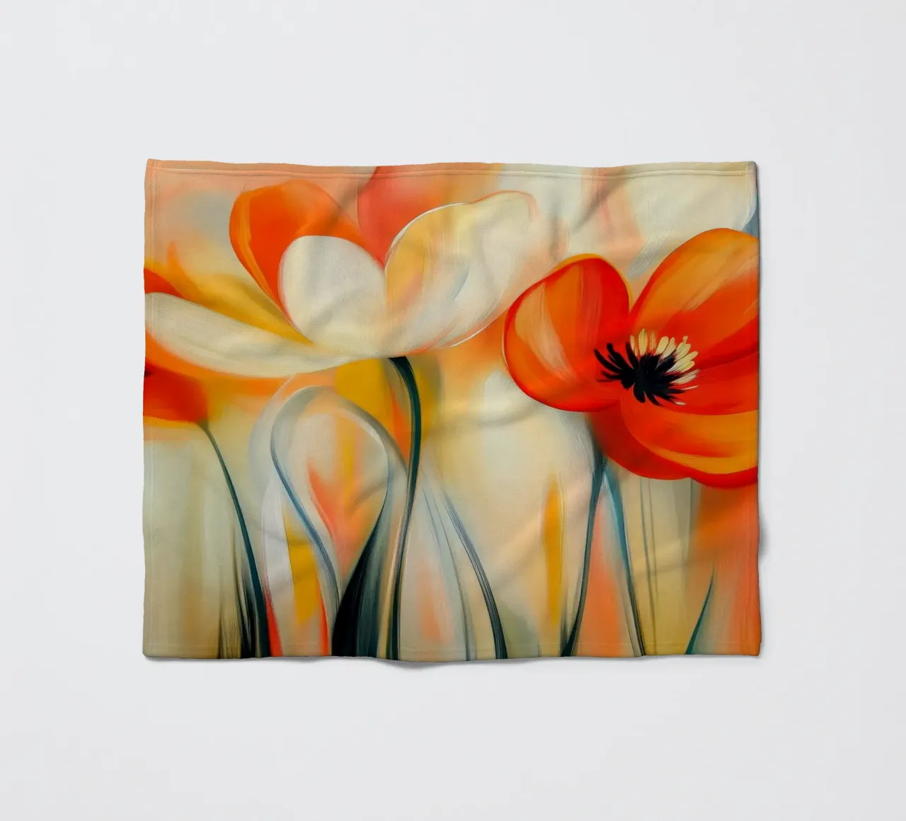 Fiori d'arancio coperta in pile da Imagine