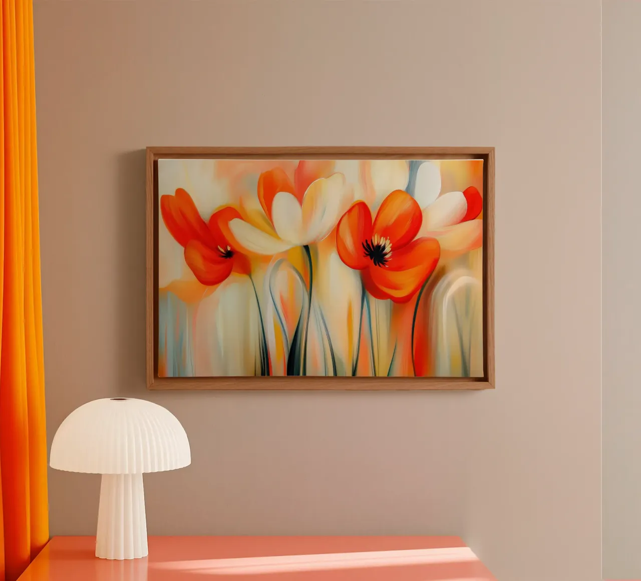 Fiori d'arancio tela con Cornice a cassetta da Imagine