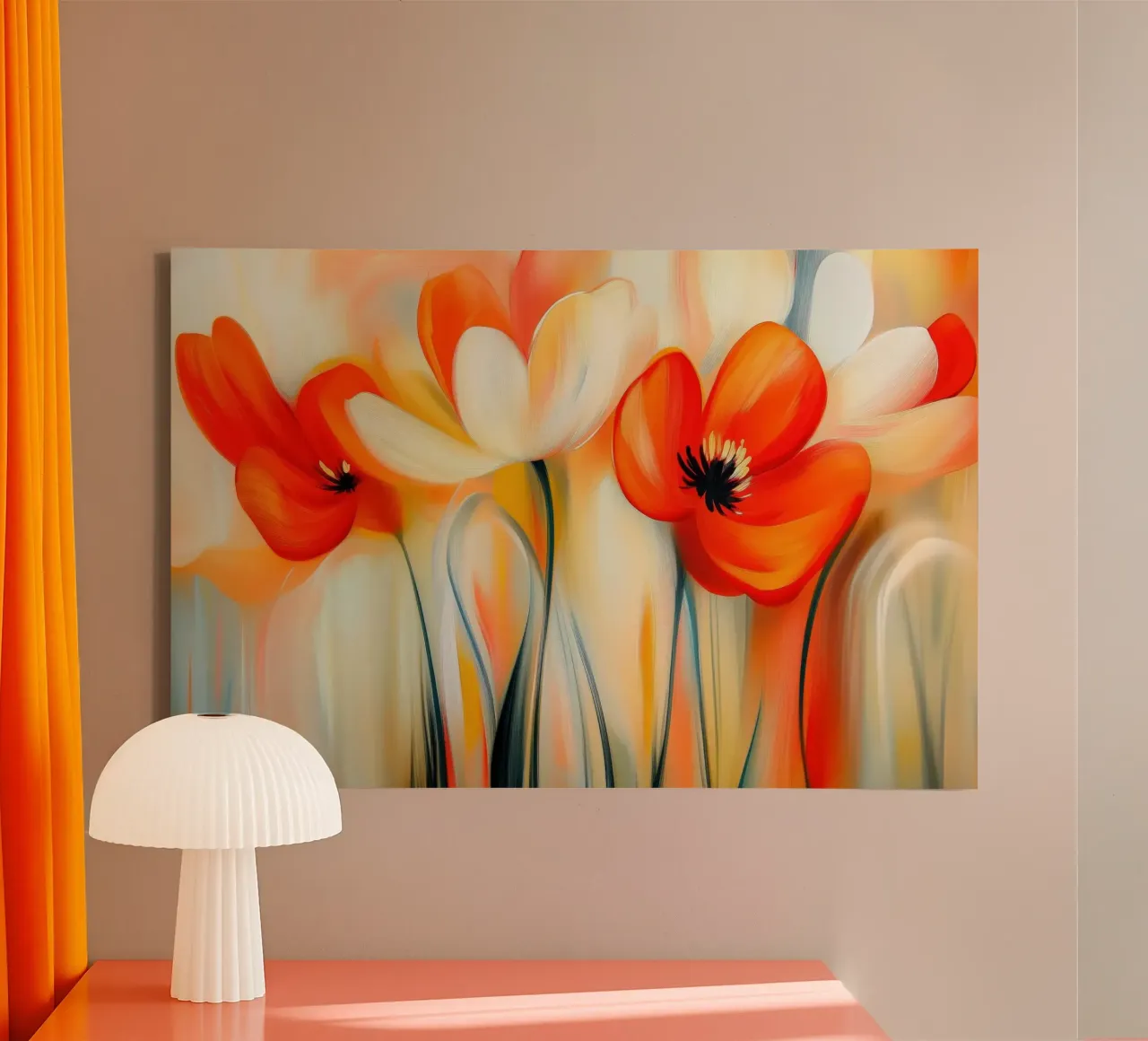 Fiori d'arancio tela con Cornice a cassetta da Imagine