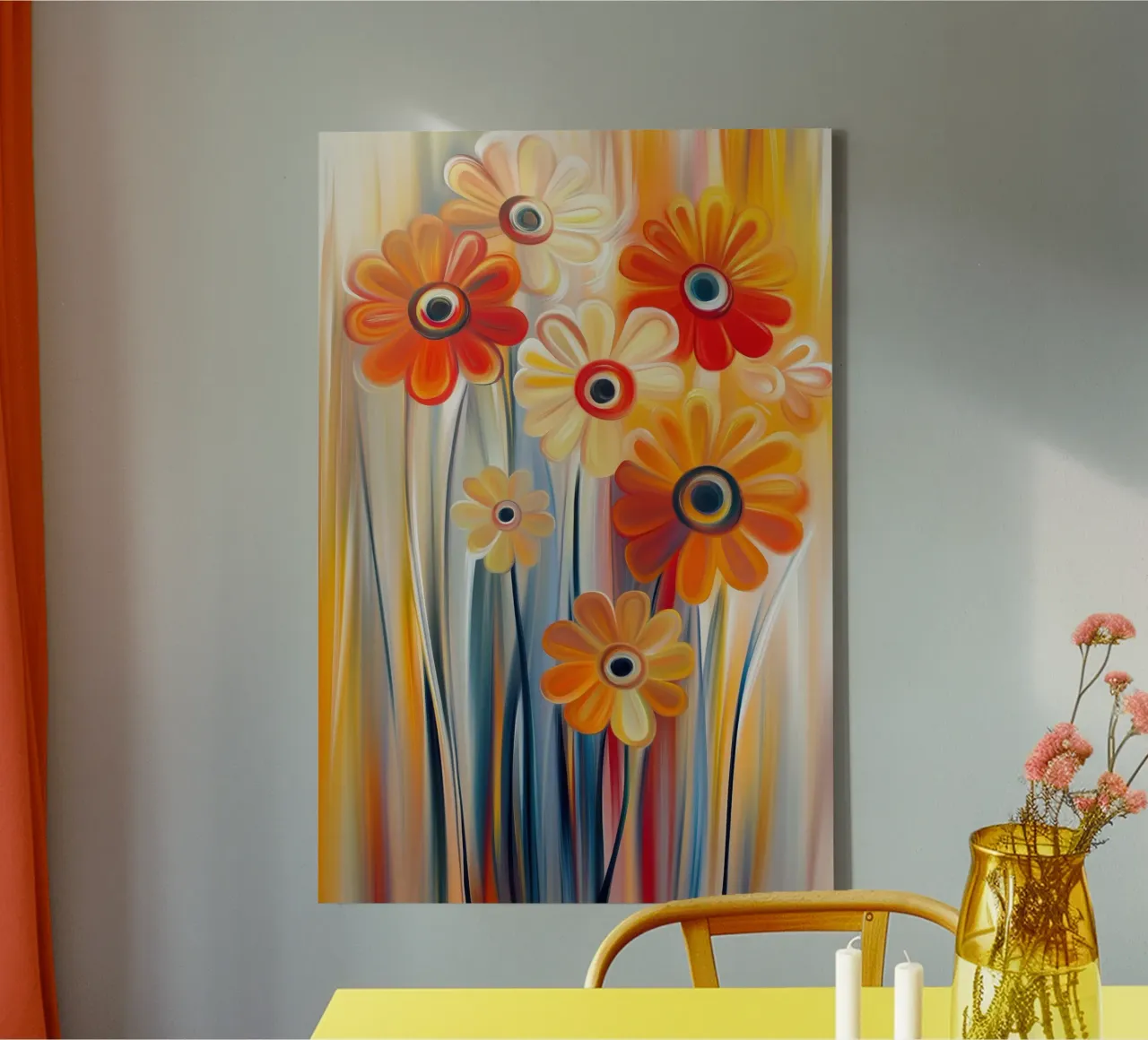 Fiori d'arancio tela con Cornice a cassetta da Imagine