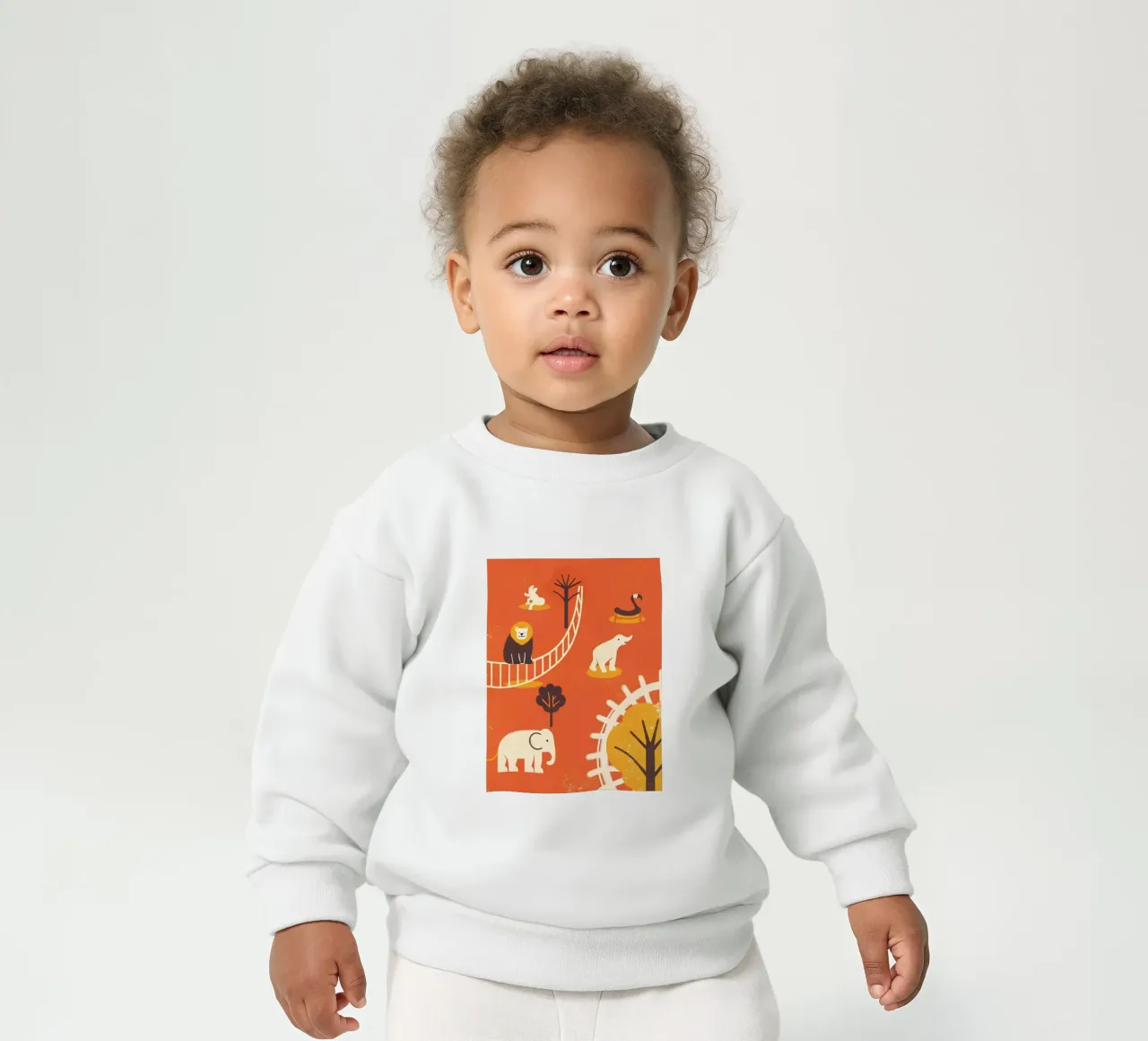 Zoo Retro Pop felpa neonato da THE LATEST SHOP