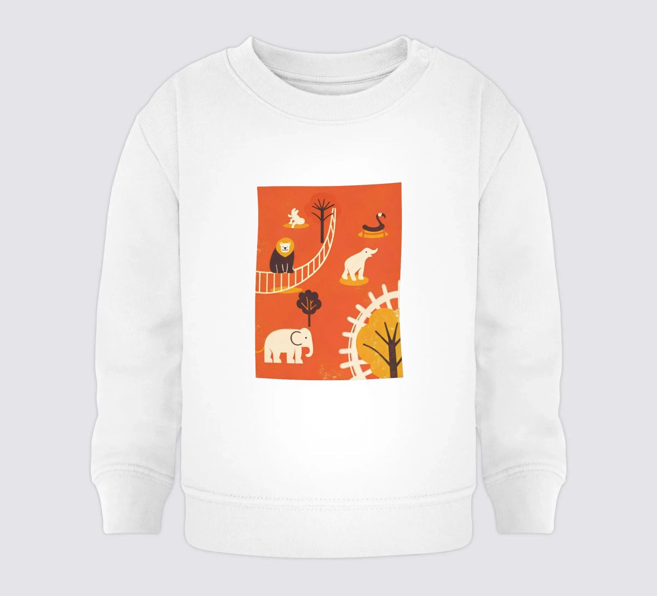 Zoo Retro Pop felpa neonato da THE LATEST SHOP