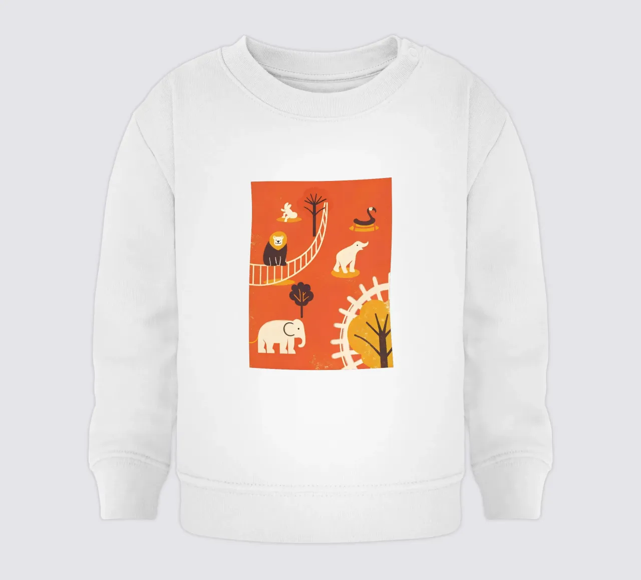 Zoo Retro Pop felpa neonato da THE LATEST SHOP